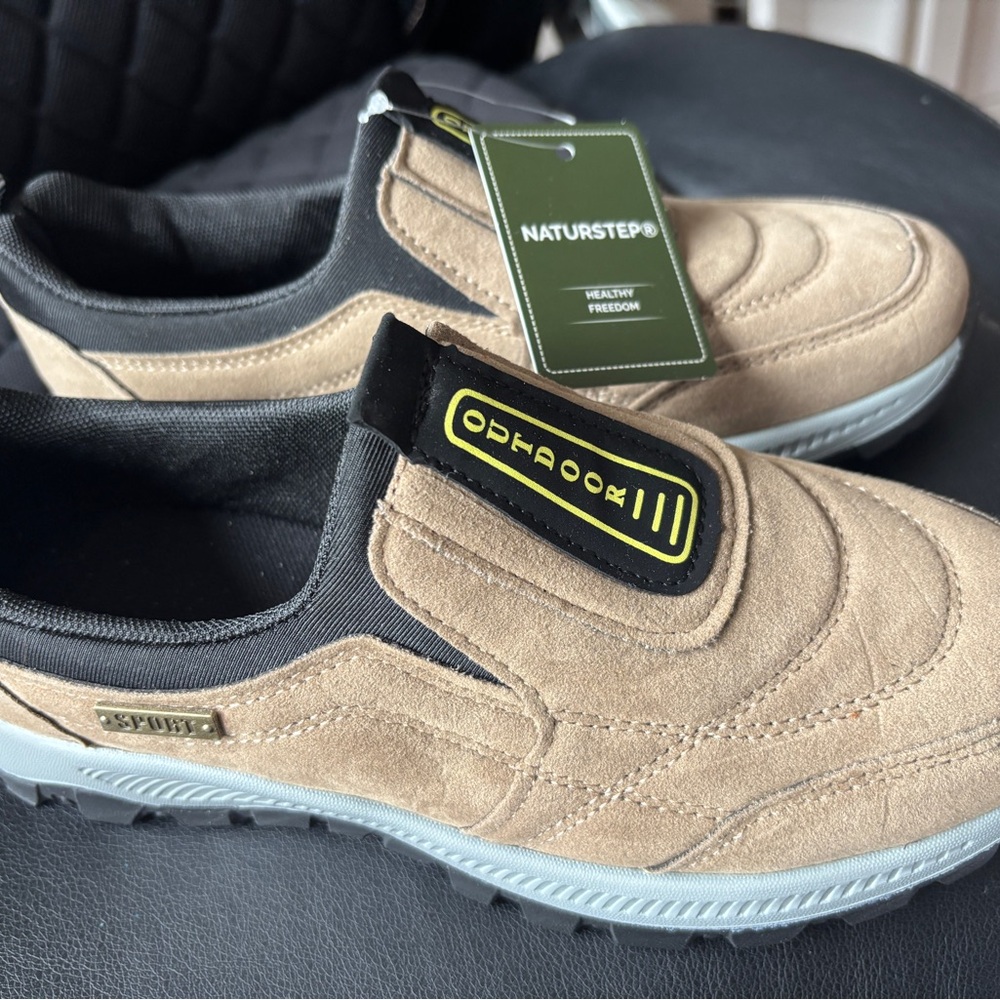 Women’s Tan Slip-On Comfort Loafers